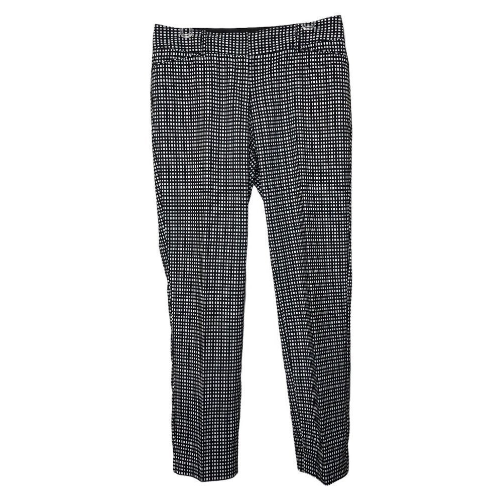 𝅺new - ZAC & RACHEL Black & White Checked Pants Academia- Size 10 NWOT